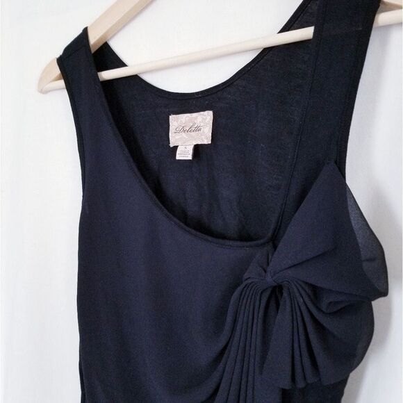 Deletta Draped Overlay Tank - Picture 3 of 5